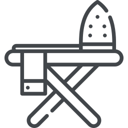 Iron and ironing board available on request